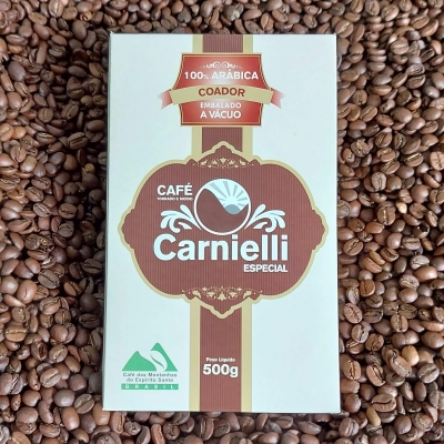 Kit 5 unidades - Café Torrado e Moído Carnielli Coador - Especial (500g)