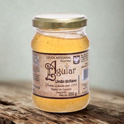 Geleia Artesanal Gourmet L Aguiar - Limão Siciliano - 200g