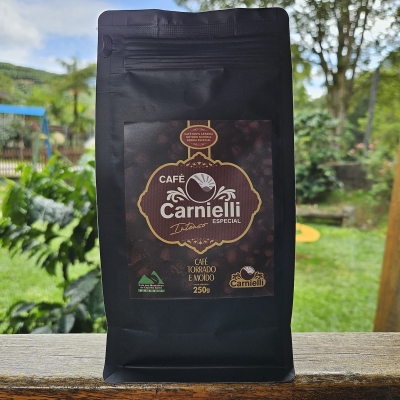 Kit c/ 8 unid -Café Torr. e Moído Cereja Natural Intenso Carnielli 250g