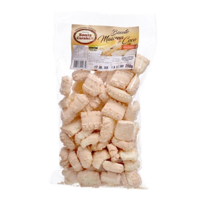 Biscoito Maisena e Coco Sem Glútem - 200g