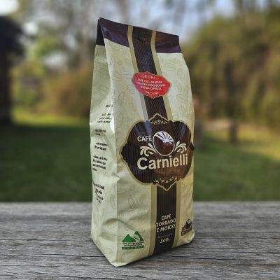 Kit 10 unidades- Café Carnielli Torrado e Moído 500g - Bebida Fina