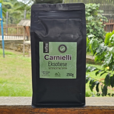 Café Eksotiese Carnielli Grão 250g - Floral Rosa Branca