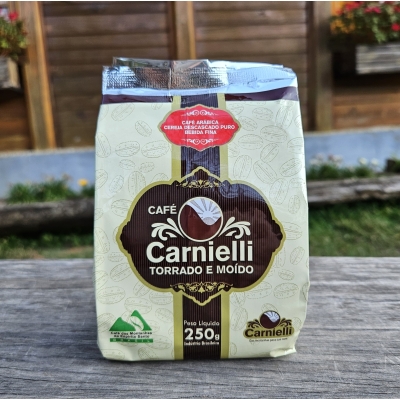 Kit 20 unidades - Café Carnielli Torrado e Moído 250g - Bebida Fina