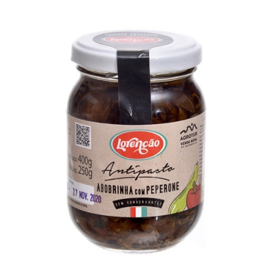 Antípasto Abobrinha com Peperone - Lorenção - 250g