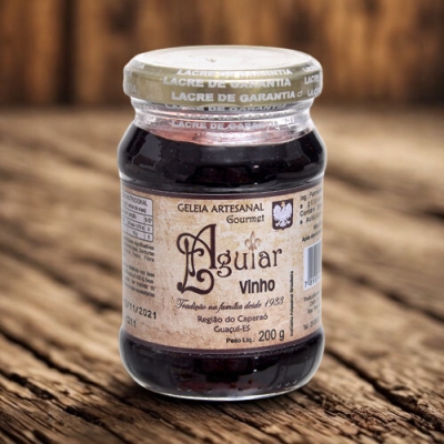 Geleia Artesanal Gourmet L Aguiar - Cebola Roxa ao Vinho com Vinagre Balsâmico - 200g